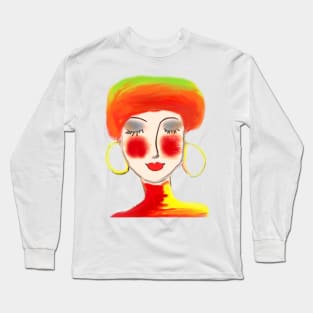 Beautiful girl African Long Sleeve T-Shirt